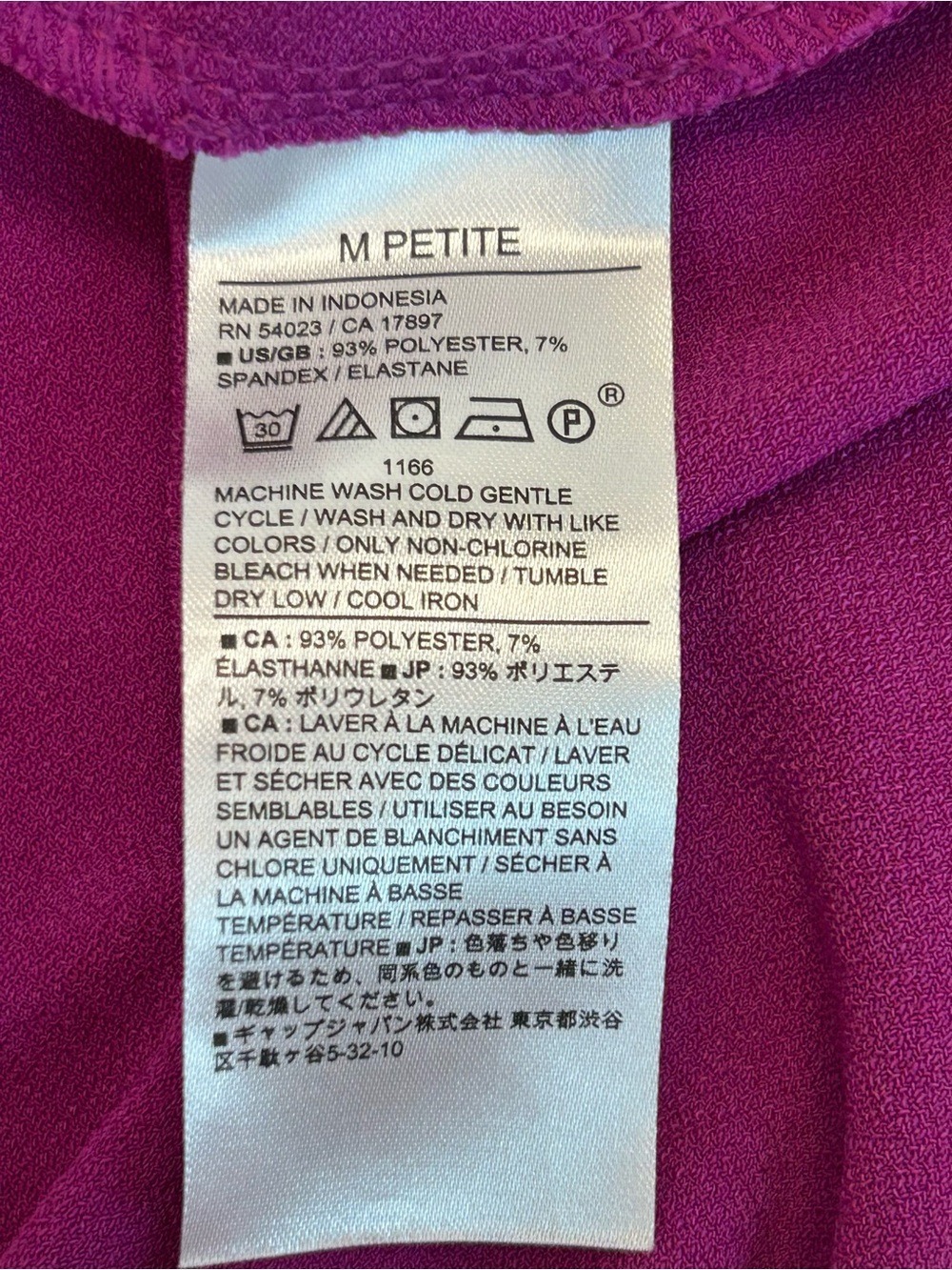 Banana Republic Petite Magenta Purple Sleeveless Midi Dress Tie Waist Sz M NWOT - Picture 12 of 13